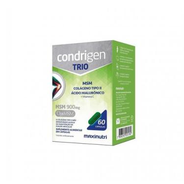 Imagem de Condrigen Trio MSM Colageno Tipo II Acido Hialuronico Maxinutri 60 Cap