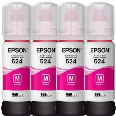 Imagem de Kit Tinta T524 L15150 Pigmentada - 04 Magenta - Ink