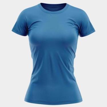 Imagem de Camisa Feminina com Proteção Solar UV 50+ Blusa Manga Curta-Feminino