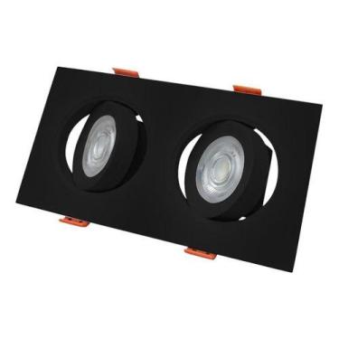 Imagem de SPOT DE EMBUTIR EASY LED DUPLO 2X5W 400lm BIVOLT - LLUM BRONZEARTE, Pr