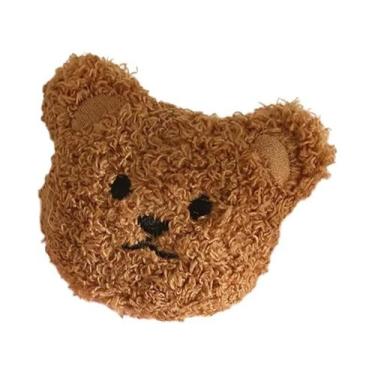 Imagem de Broche De Urso De Pelúcia Infantil, Acessórios De Boneca De Algodão Pa