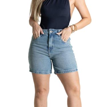 Imagem de Shorts Jeans Sawary - 281329 - Azul 46-Feminino