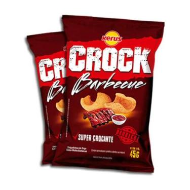 Imagem de Salgadinho crock barbecue 45g c/10 - kerus
