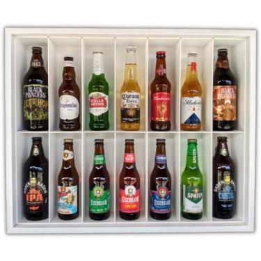 Imagem de Expositor 14 Nichos - Long neck COD55-1 - Genérico, Branco