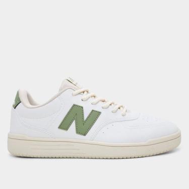 Imagem de Tênis New Balance Bb80, Branco, Verde, 38
