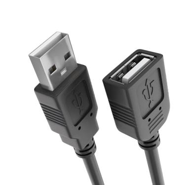 Imagem de MD9 - CABO EXT USB AM/AF 2.0 1,80M PRETO NIQUELADO