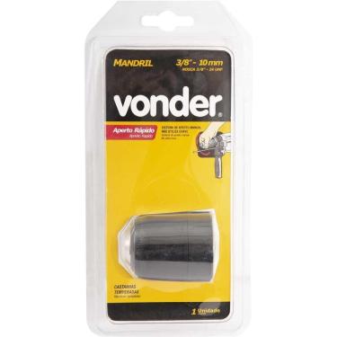 Imagem de Mandril 10mm Manual de Aperto Rápido 0,8 mm a 10mm 3/8"" x 24 Fios - Vonder 6...