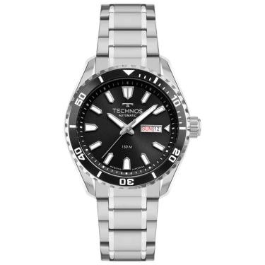 Imagem de Relógio Technos Masculino Ref: 8205pm/1p Automático Acqua Prateado
