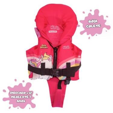 Imagem de Colete Boia Infantil Salva Vidas Nash Personagens Proteção Pescoço 25k