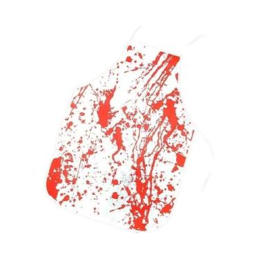 Imagem de Avental De Chef Com Estampa De Sangue Para Halloween, Extra Longo Com 