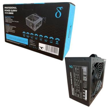 Imagem de Fonte Atx 500w Automática Pc Computador Fan Cooler 12cm - Digital Info