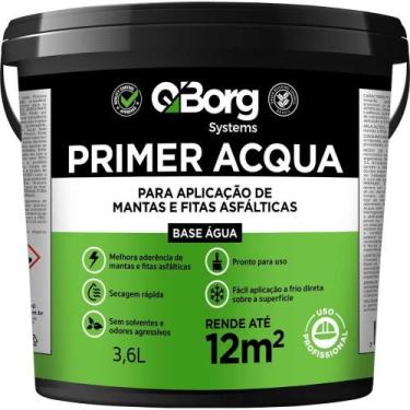 Imagem de Primer Impermeabilizante Para Manta Asfáltica, 3,6 kg, Qborg271958 Qbo