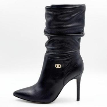 Imagem de Bota Bottero Cano Médio Salto Alto Fino Feminina-Feminino