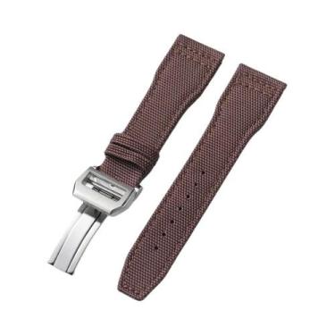 Imagem de Pulseira De Relógio Masculina Em Nylon Sailcloth 20mm 21mm 22mm IWC Pi