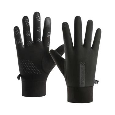 Imagem de Luvas Térmicas De Ciclismo Femininas Em Fleece Para Inverno, Resistent