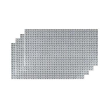 Imagem de Placas Base Clássicas 32x32 E 16x32 (4 Peças) Para Blocos De Montar DI