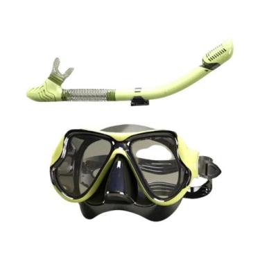 Imagem de Kit de Mergulho com Máscara e Snorkel - Adulto - Silicone Macio, Óculo
