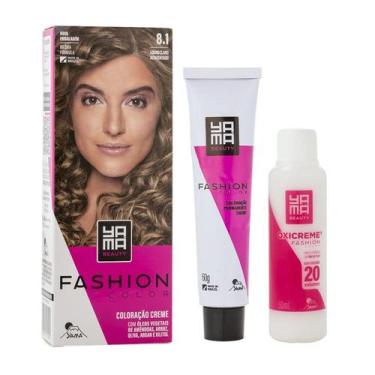 Imagem de Coloração Yamá Beauty Care Mini Kit Fashion Color 8.1 - Yama Expert