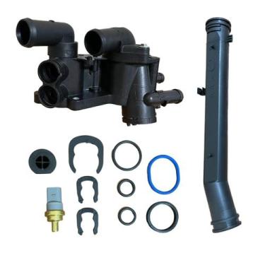Imagem de Carcaça Válvula Termostática Completa VW Fox Gol Saveiro - TREVO AUTOM