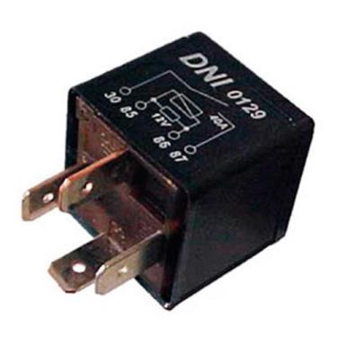 Imagem de Rele 4 Terminais 40A Bomba Eletrica Com Resistor Clio Sandero Logan Es