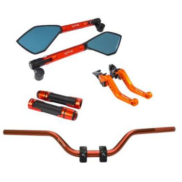 Imagem de Manete Manopla Retrovisor Guidão  Twister Strada Cb300r - Stark Race, 