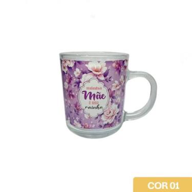 Imagem de Caneca de Vidro 220ml Dia das Mães (sortido) - InterPonte