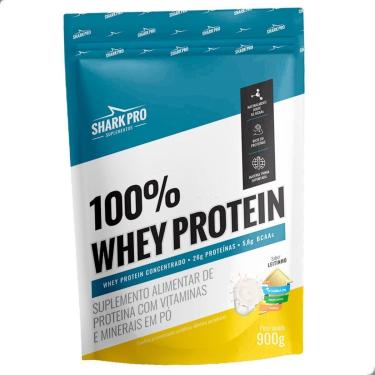 Imagem de 100% Whey Protein Concentrado Refil 900g Shark Pro-Unissex