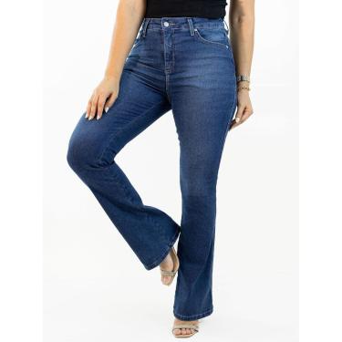 Imagem de Calça Feminina Jeans Tradicional Flare Cintura Alta Anticorpus-Feminino