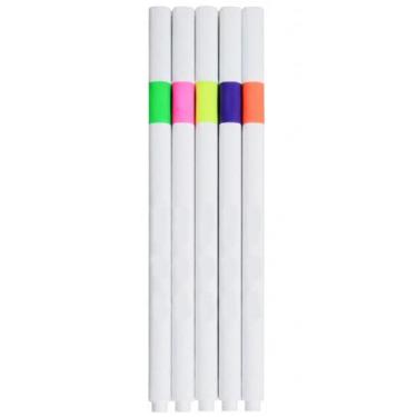 Imagem de 5 Canetas Hidrográfica Neon com Ponta Super Fina 0,4mm - Wari