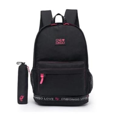 Imagem de Mochila Estojo Escolar Resistente Faculdade Trabalho 15 Litros-Feminino