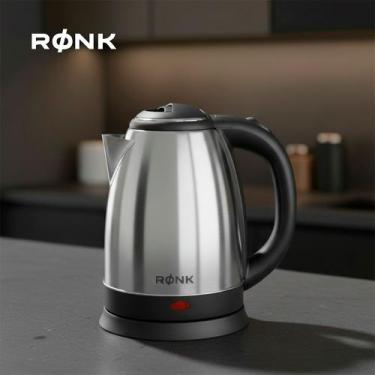 Imagem de Chaleira Elétrica Aço Inox 1,8L Térmica Com Tampa - Ronk, 220V