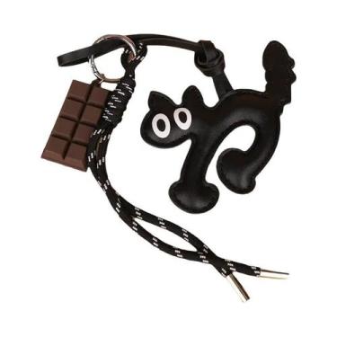 Imagem de Pingentes Vintage De Couro Marrom Com Formato De Cachorro Salsicha Par