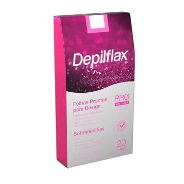 Imagem de Folhas Prontas Para Design De Sobrancelhas Depilflax - 20un