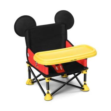Imagem de Cadeira de Alimentação PopCorn Bebê Infantil Portátil 15kg 6M Mickey M