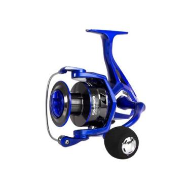 Imagem de Molinete Albatroz Fishing Curió Pro 40 Alumínio - 3 Rolamentos, Blue