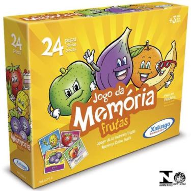 Imagem de Jogo Da Memória Frutas 24 Peças 5077.6 Xalingo