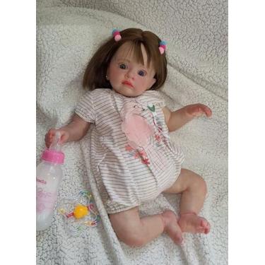 Imagem de Bebê Reborn Realista Silicone BBarteiro, Rosa florido