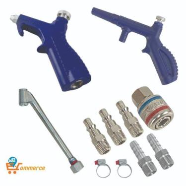 Imagem de Kit Bico Encher Pneu + Eng. Rápido + Assop. + Pulv. + Pinos - SCHWEERS