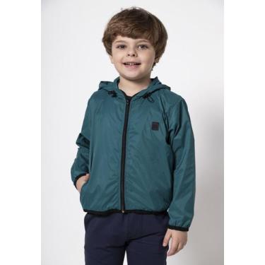 Imagem de Jaqueta Corta-Vento Infantil Verde Banana Danger, Verde, 1