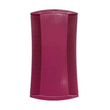 Imagem de Pente Fino De Plástico Remove Lêndeas e Piolhos Marco Boni, Rosa Pink