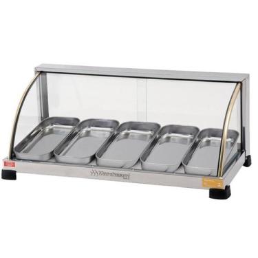 Imagem de Estufa aquecedora salgados 5 bandejas 127v - Marchesoni