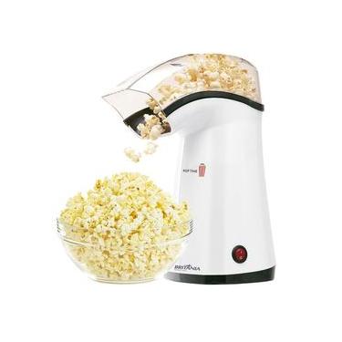Imagem de Pipoqueira Elétrica Britânia Pop Time 2L 1000W Branco 220V com Tampa Dosadora