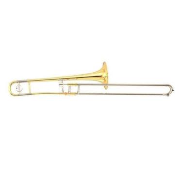 Imagem de Trombone Tenor Ysl 354 E Laqueado Dourado Com Case Yamaha