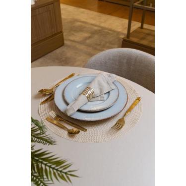 Imagem de Kit Lugar Americano Roma (6 Peças) Creme - Lyor, Creme