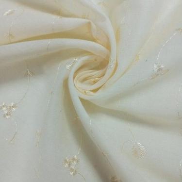 Imagem de Tecido Laise Mista  Poliester Creme - Real Tecidos