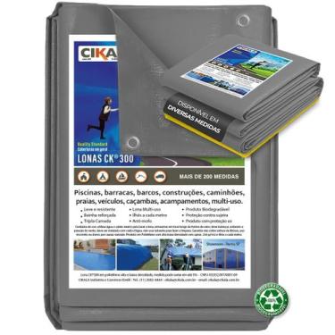 Imagem de Lona CK300 Cinza 7x6 Metros Polietileno - Cikala