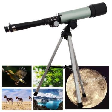Imagem de Telescópio Refrator Ocular 90x Para Maior Capacidade Lente Óptica Terr