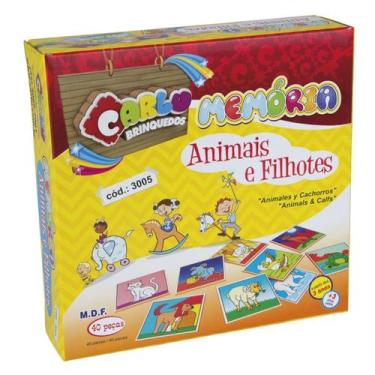 Imagem de Jogo da memória animais e filhotes - carlu - 3005, U