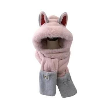 Imagem de Gorro De Pelúcia Quente Com Proteção Para as Orelhas De Raposa, Cachec