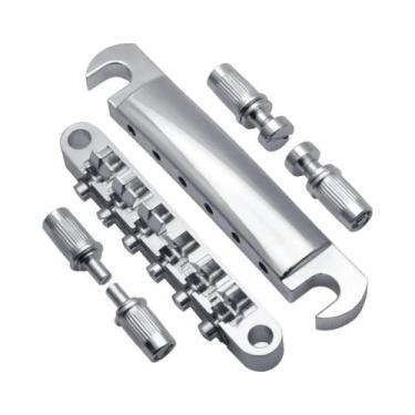 Imagem de Conjunto De Ponte E Tailpiece Tune-O-Matic Para Guitarra Elétrica Com 